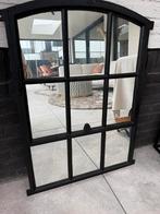 Gietijzeren stalraam met spiegelglas - Deens design, Huis en Inrichting, Gebruikt, Ophalen of Verzenden, Minder dan 100 cm, Rechthoekig