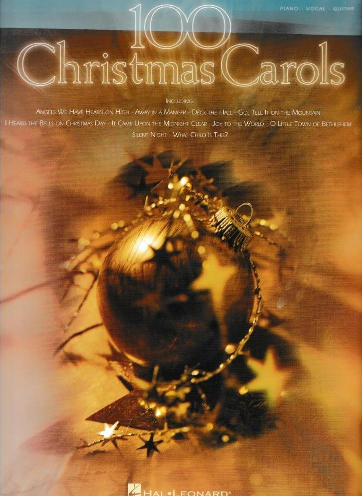 100 CHRISTMAS CAROLS, Muziek en Instrumenten, Bladmuziek, Gebruikt, Artiest of Componist, Populair, Verzenden