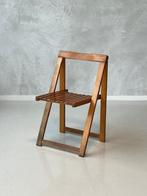 Jaren 70 klapstoelen 2x Aldo Jacober stoel vintage prijs p/s, Huis en Inrichting, Ophalen, Gebruikt, Twee, Bruin