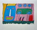 Zeefdruk Wouter Stips, Antiek en Kunst, Kunst | Litho's en Zeefdrukken, Verzenden
