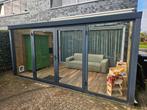 Serre 5x3 meter. Glazen dak, deuren, ramen. Dichte zijwanden, Tuin en Terras, Overkappingen, Ophalen, Zo goed als nieuw, Serre
