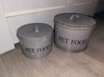 2 blikken om voer en/of snacks op te bergen, Ophalen, Hond