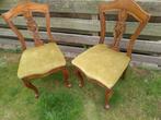 2 Retro stoeltjes, Huis en Inrichting, Ophalen, Hout, Gebruikt, Twee