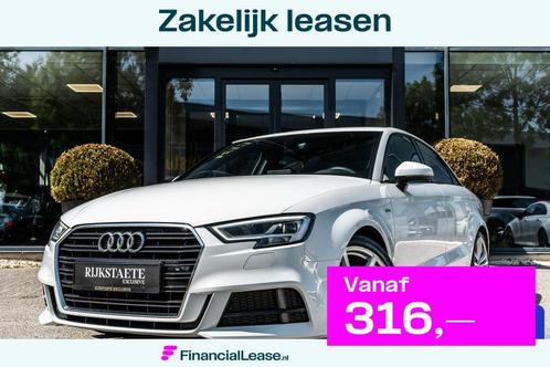 Audi A3 Limousine 1.0 TFSI S-LINE|NAV|LED|LEDER|18'|PDC, Auto's, Audi, Bedrijf, Lease, Financial lease, A3, ABS, Airbags, Airconditioning