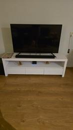 Hoogglans wit tv meubel, Ophalen, Zo goed als nieuw, 25 tot 50 cm, Minder dan 100 cm