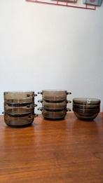 Vintage Arcoroc France Bowls Glazen Schalen, Huis en Inrichting, Keuken | Servies, Glas of Glazen, Ophalen of Verzenden, Overige stijlen