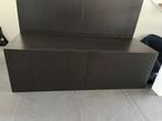 Kast ikea BESTÅ zwartbruin, Huis en Inrichting, Kasten | Overige, Ophalen, Gebruikt