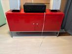 Ikea lockerkast Rood TV meubel, Ophalen, Zo goed als nieuw