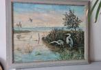 Zeer fraai oud Olieverf schilderij Gesigneerd K. Veldman, Antiek en Kunst, Ophalen of Verzenden