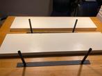 LACK Wandplanken Wit Eiken 110x26cm 2 stuks, Ophalen, Gebruikt