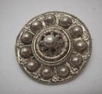 Zilveren antieke broche Zeeuwse knop nr.1158