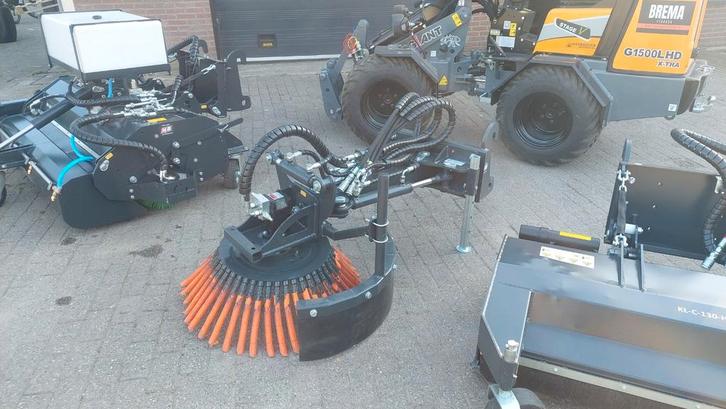 Onkruidborstel Veegmachine huren, Tuin en Terras, Veegmachines, Nieuw, Ophalen