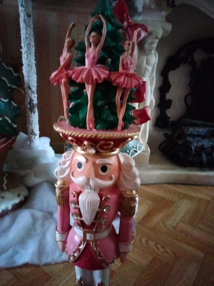 Zeer mooie notenkraker clayre and eef met verlichting, Diversen, Kerst, Nieuw, Ophalen of Verzenden