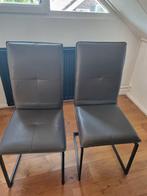 Grijze eetkamerstoelen (7 stuks)., Huis en Inrichting, Stoelen, Ophalen