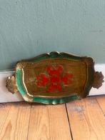 Lucky Vintage brocante Florentijnse dienblad, .., Gebruikt, ., Ophalen of Verzenden