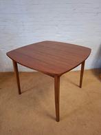 Vintage eettafel teak dinner table mid century design tafel, .., 50 tot 100 cm, Zo goed als nieuw, Vijf personen of meer