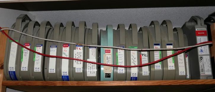 div c format video  tv productions banden, Audio, Tv en Foto, Professionele Audio-, Tv- en Video-apparatuur, Zo goed als nieuw