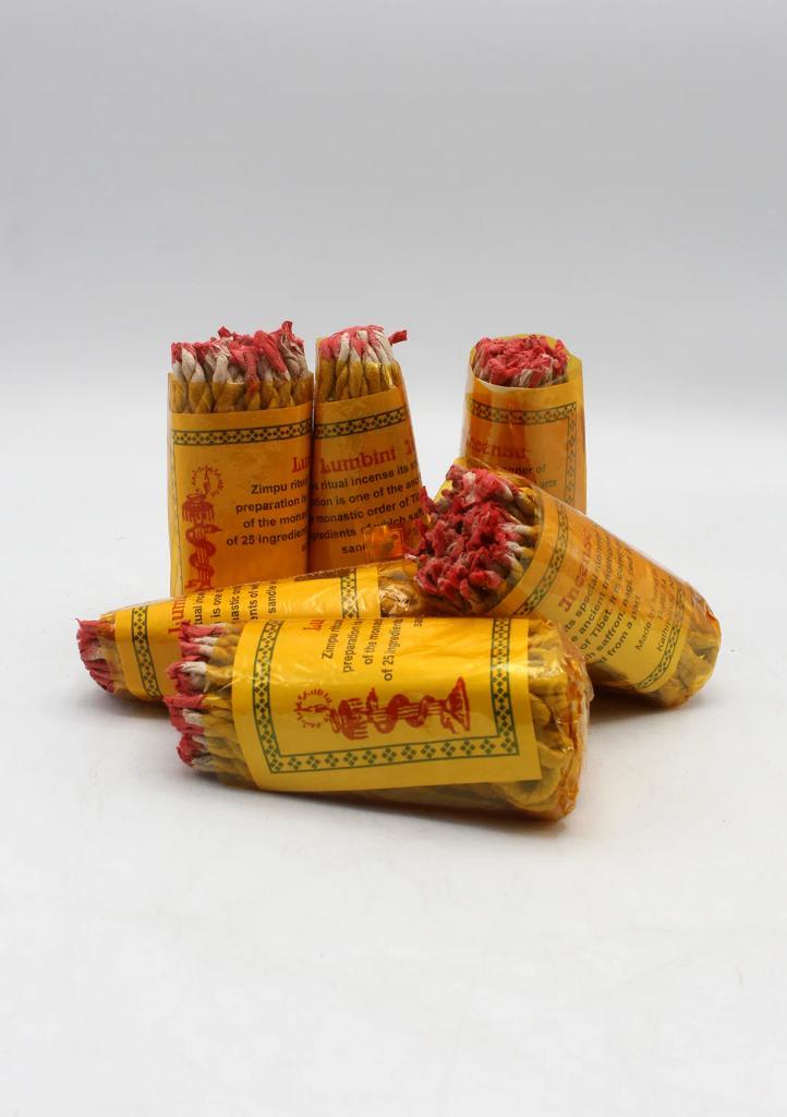 Lumbini touwwierook - 6 pakjes, Huis en Inrichting, Woonaccessoires | Kandelaars en Kaarsen, Nieuw, Minder dan 25 cm, Overige materialen