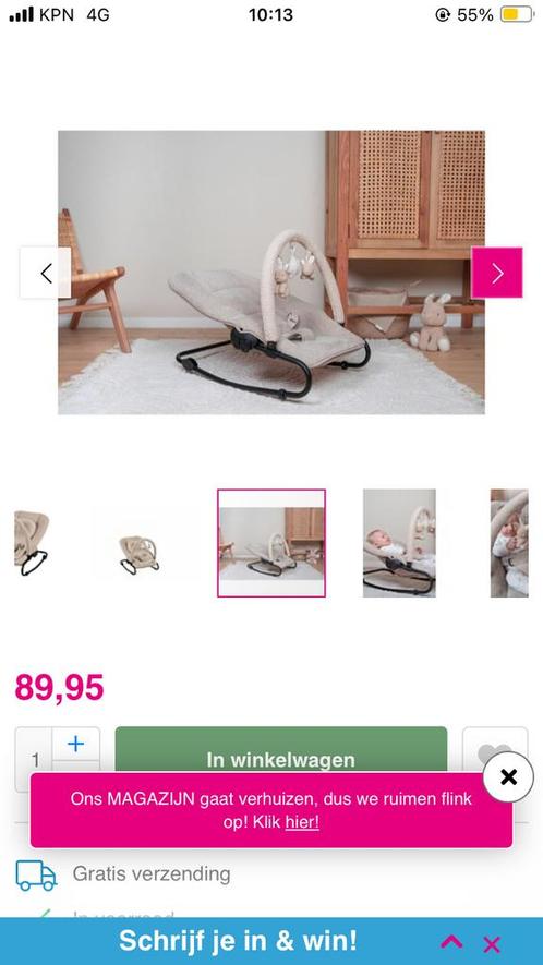 Comfortabele Wipstoel met Speelboog, Kinderen en Baby's, Wipstoeltjes, Nieuw, Wipstoel, Overige merken, Met gordel(s) of riempje(s)