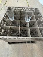3 Kratten met glazen  Totaal 108 glazen, Ophalen, Zo goed als nieuw