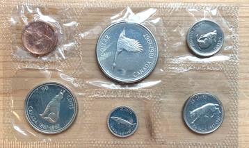 Canada Muntset 1967 centennial BU zilver beschikbaar voor biedingen