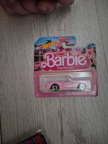  Hot Wheels Barbie The Movie 1956 Pink Corvette let op beschikbaar voor biedingen