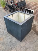 Plantenbak kunststof 80/80/80, Tuin en Terras, Bloembakken en Plantenbakken, Ophalen, Kunststof, Vierkant, Tuin