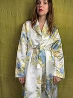 Vintage badjas / kimono / print / ochtendjas / bloemen, Kleding | Dames, Vintage, Ophalen of Verzenden, Gedragen, Maat 38/40 (M)