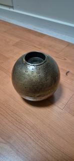 Waxinelichthouder Bruin/Goud RVS, Overige materialen, Overige kleuren, Ophalen of Verzenden, Zo goed als nieuw