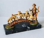 Herdertje op brug met 4 schaapjes, Ophalen of Verzenden