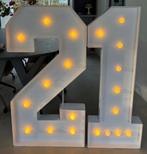 Grote cijfers 1 en 2 - 1.20m hoog, Ophalen, Gebruikt, Verjaardag