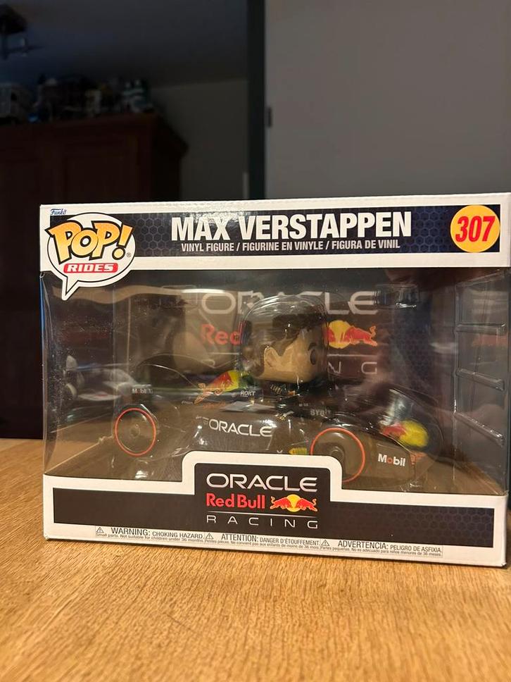Funko Pop! Max verstappen Ride’s in F1 auto 307, Verzamelen, Poppetjes en Figuurtjes, Zo goed als nieuw, Ophalen of Verzenden