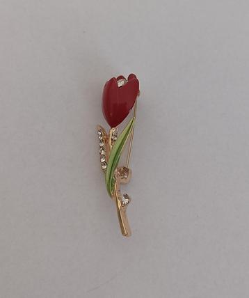 Tulp broche beschikbaar voor biedingen