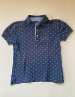 Grijsblauwe Tommy Hilfiger polo (128), Gebruikt, Ophalen of Verzenden, Tommy Hilfiger, Shirt of Longsleeve