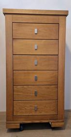 Eiken ladenkast, Ophalen, Gebruikt, 50 tot 100 cm, Minder dan 100 cm