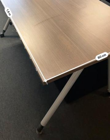 Te koop: 4 bureaus – zo goed als nieuw – 160 x 80 cm – in ho - afbeelding 1