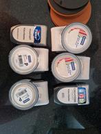 6x beige kleurtesters, Doe-het-zelf en Verbouw, Minder dan 5 liter, Ophalen, Beige, Verf