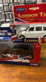 Corgi en Welly twee engelse model taxi’s nieuw boxed, Hobby en Vrije tijd, Modelauto's | 1:43, Auto, Corgi, Ducoso, Nieuw