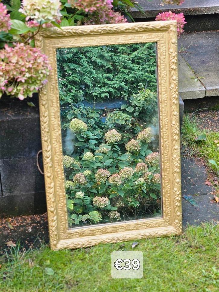 Diverse Franse brocante spiegels!, Huis en Inrichting, Woonaccessoires | Spiegels, Gebruikt, Minder dan 50 cm, Minder dan 100 cm
