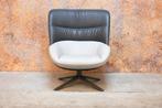 Als NIEUW! fraaie leren Leolux Hilco design draaifauteuil, Huis en Inrichting, Fauteuils, Leolux, Leolux, Design, 75 tot 100 cm