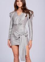 Nikkie Zilveren Jurk 36 Nieuw, Overige kleuren, Nieuw, Ophalen of Verzenden, Maat 36 (S)