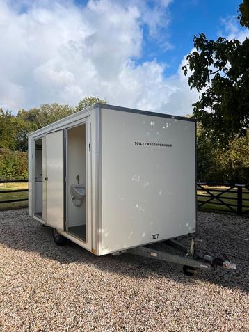Toiletwagen WC Wagen Toilet wagen sanitair wagen huren beschikbaar voor biedingen