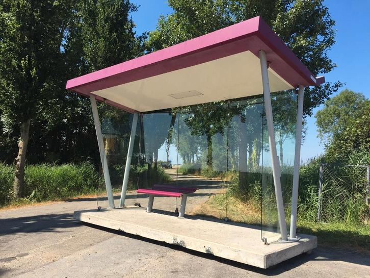 Overkapping Rokersruimte Abri Bushok Dug out !, Tuin en Terras, Overkappingen, Gebruikt, Veranda, Ophalen of Verzenden