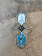 Sovjet Olympische Spelen van Moskou 1980 badge speld, Verzamelen, Speldjes, Pins en Buttons, Ophalen of Verzenden, Zo goed als nieuw