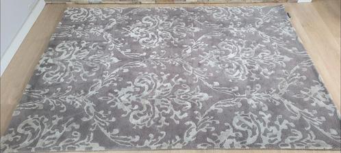 Vloerkleed Damask Pewter 170x240 wol grijs nieuw!, Huis en Inrichting, Stoffering | Tapijten en Kleden, Nieuw, 150 tot 200 cm