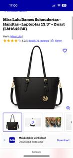 Miss Lulu Tas - Zo Goed Als Nieuw, Ophalen of Verzenden, Zo goed als nieuw, Zwart, Handtas