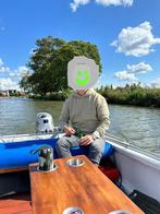 Kanteltrailer met sloep en 4 pk 4 takt motor, Tot 10 pk, Ophalen of Verzenden, Zo goed als nieuw, 3 tot 6 meter