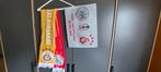 Sjaal + vlag Ajax - Galatasaray (30-01-2025), Ophalen of Verzenden, Nieuw, Ajax, Vaantje of Sjaal
