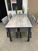 4 Summer Garden dinningstoel Lourdes + Sens-Line Florance, Ophalen of Verzenden, Nieuw, Wicker, Tuinset