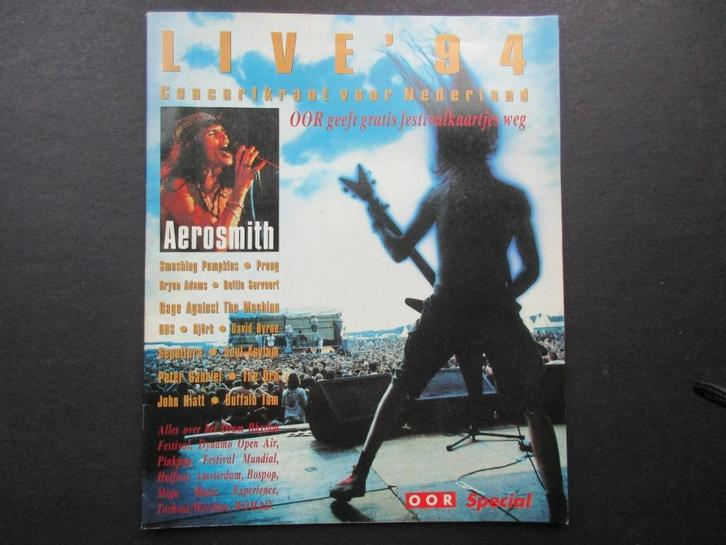 Muziekkrant Oor Bijlage Live '94, Boeken, Tijdschriften en Kranten, Gelezen, Muziek, Film of Tv, Ophalen of Verzenden
